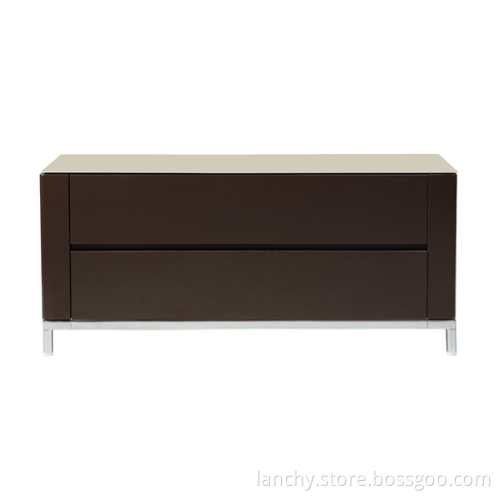Modern Storage Cabinet with Metal Base (CB-115A)